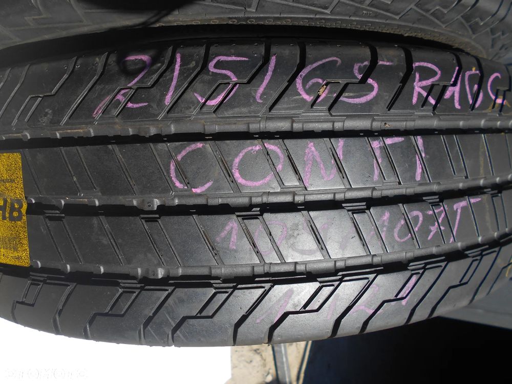 OPONY 215/65R16C CONTINENTAL CONTIVANCONTACT 100 DOT 1421 10MM - 3
