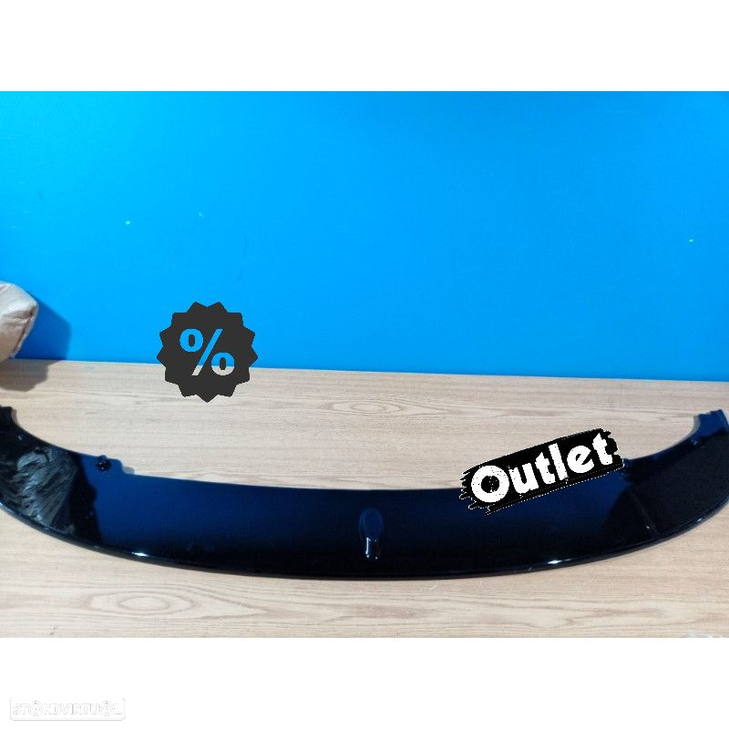 R022015C2 SPOILER LIP FRONTAL BMW F10 F11 10- LOOK M PERFORMANCE PRETO BRILHANTE - 4