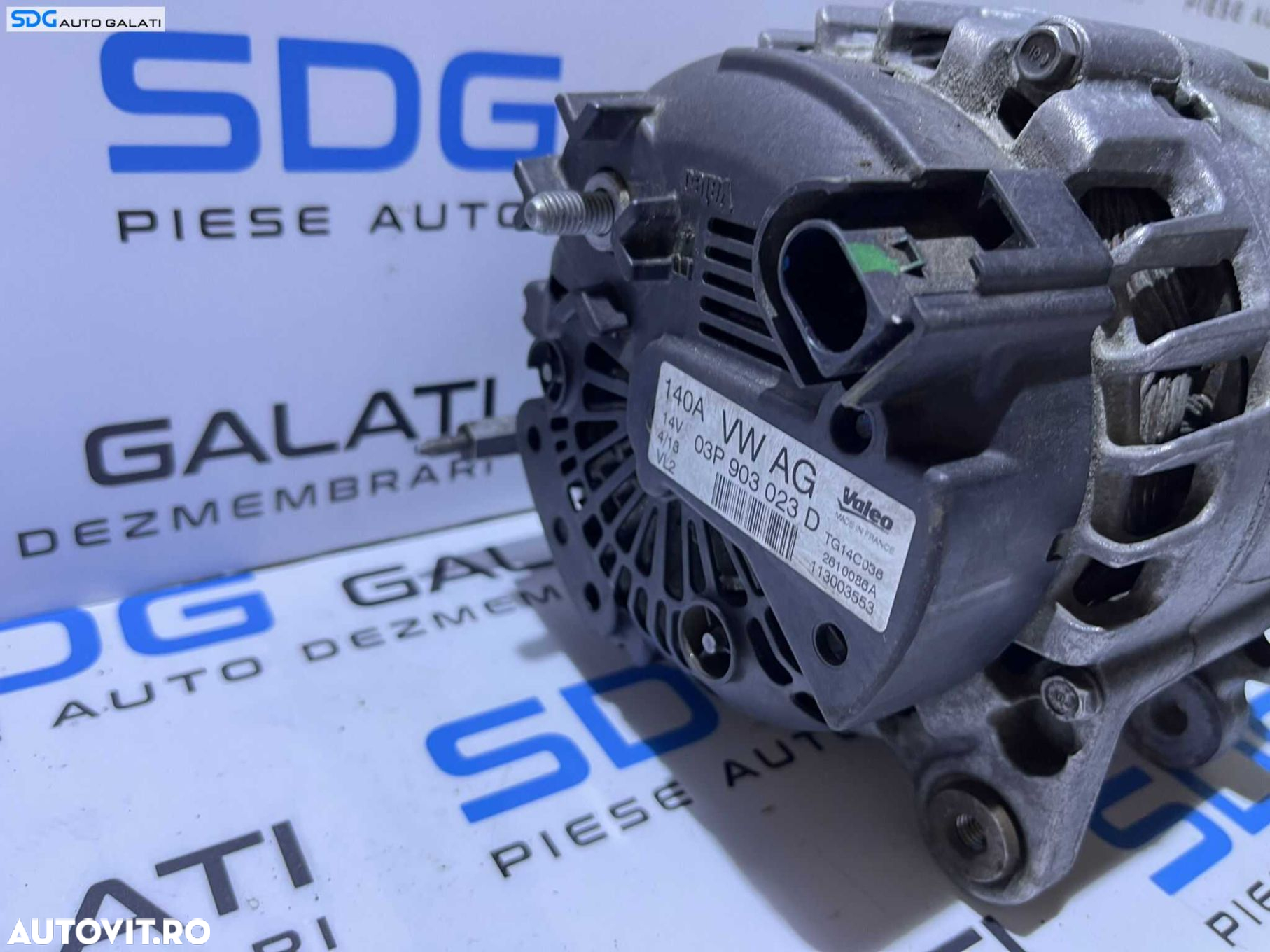 Alternator 140A Skoda Roomster 1.2 TDI CFW CFWA 2011 - 2015 Cod 03P903023D - 6