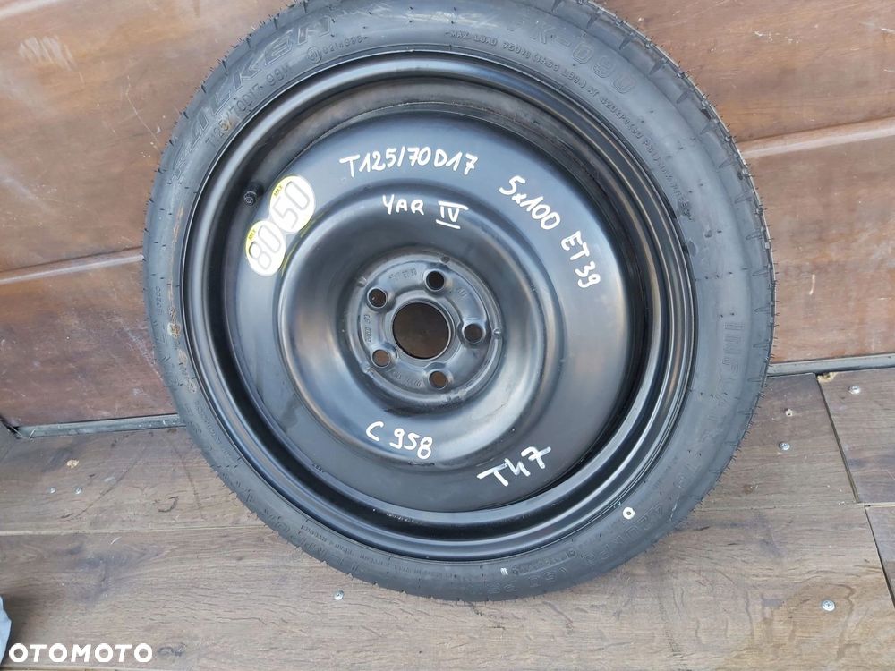 Toyota Yaris IV 1,5 hybryda dojazdówka koło dojazdowe 125/70 D16 - 16