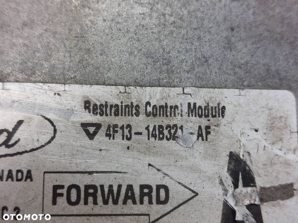 MODUŁ SENSOR STEROWNIK PODUSZEK AIRBAG FORD TAURUS IV 4F13-14B321-AF - 2