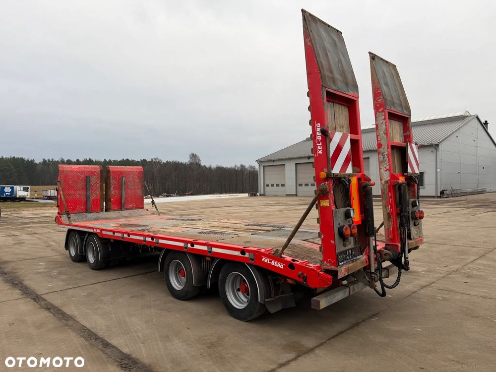 Kel-Berg Przyczepa Niskopodwoziowa 4 osie Najazdy Hydrauliczne 2012 rok - 5