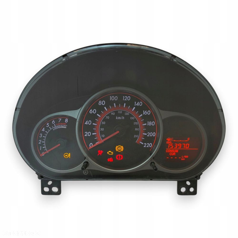 LICZNIK ZEGARY DBDL70B Mazda 2 DE DH 1.3 16V 1.5 16V Benzyna 153 970km - 3