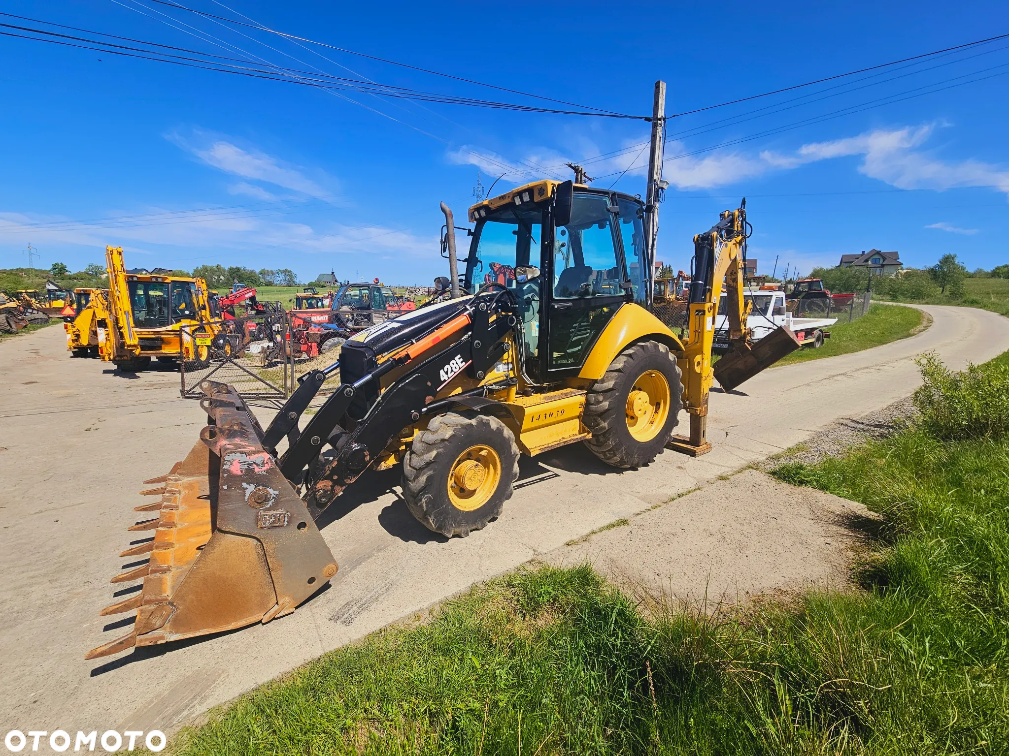 Caterpillar CAT 428E* KOPARKO ŁADOWARKA CATERPILLAR 428E* ŁYŻKA SKARPOWA HYDRAULICZNA* ZAMIANA* SKUP* FINANSOWANIE* LEASING** - 4