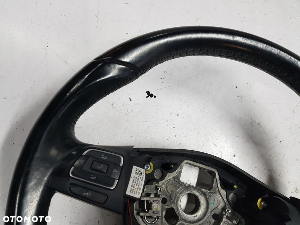 VW PASSAT B7 10-14r PASSAT CC GOLF VI KIEROWNICA SKÓRZANA 3C8419091BE - 3