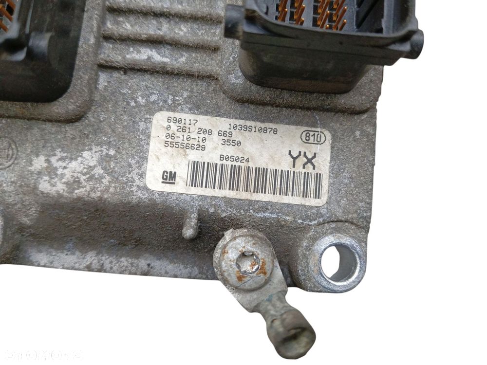 KOMPUTER STEROWNIK SILNIKA OPEL ASTRA G (1998-2009) 1.4 16V 90KM 55556629 - 3