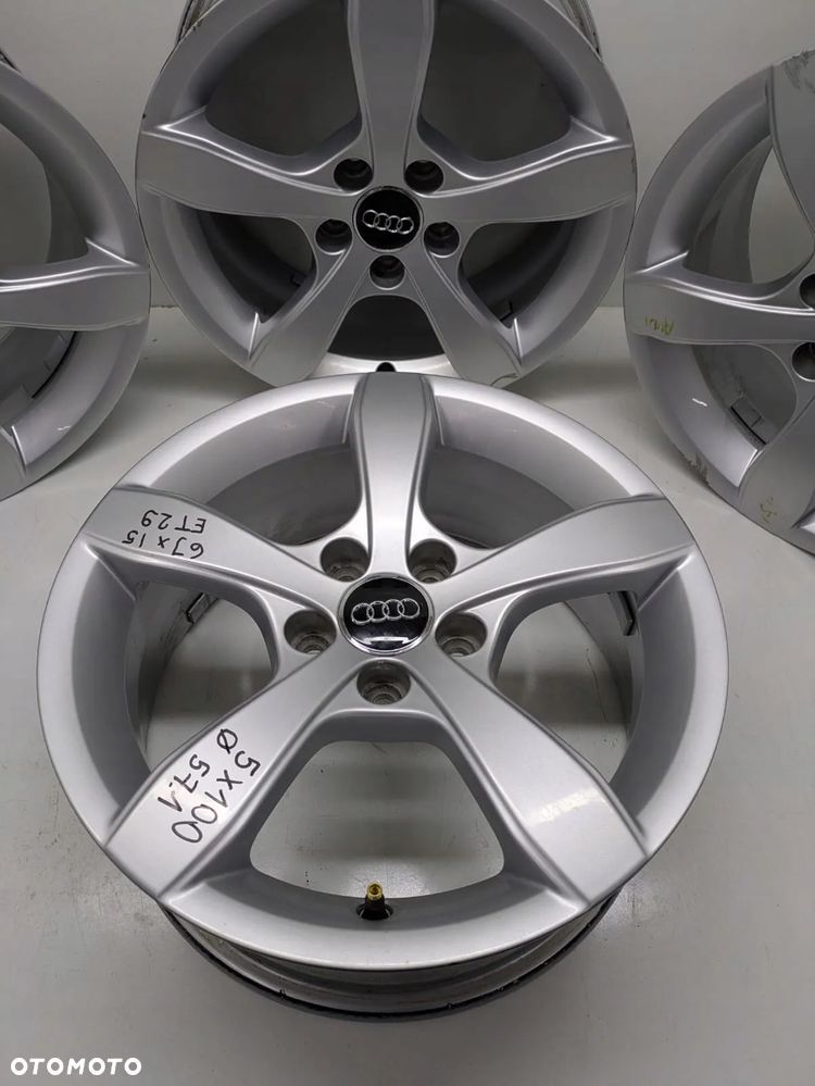 ALUFELGI FELGI ALUMINIOWE R15 5x100 ET:29 Audi - 6