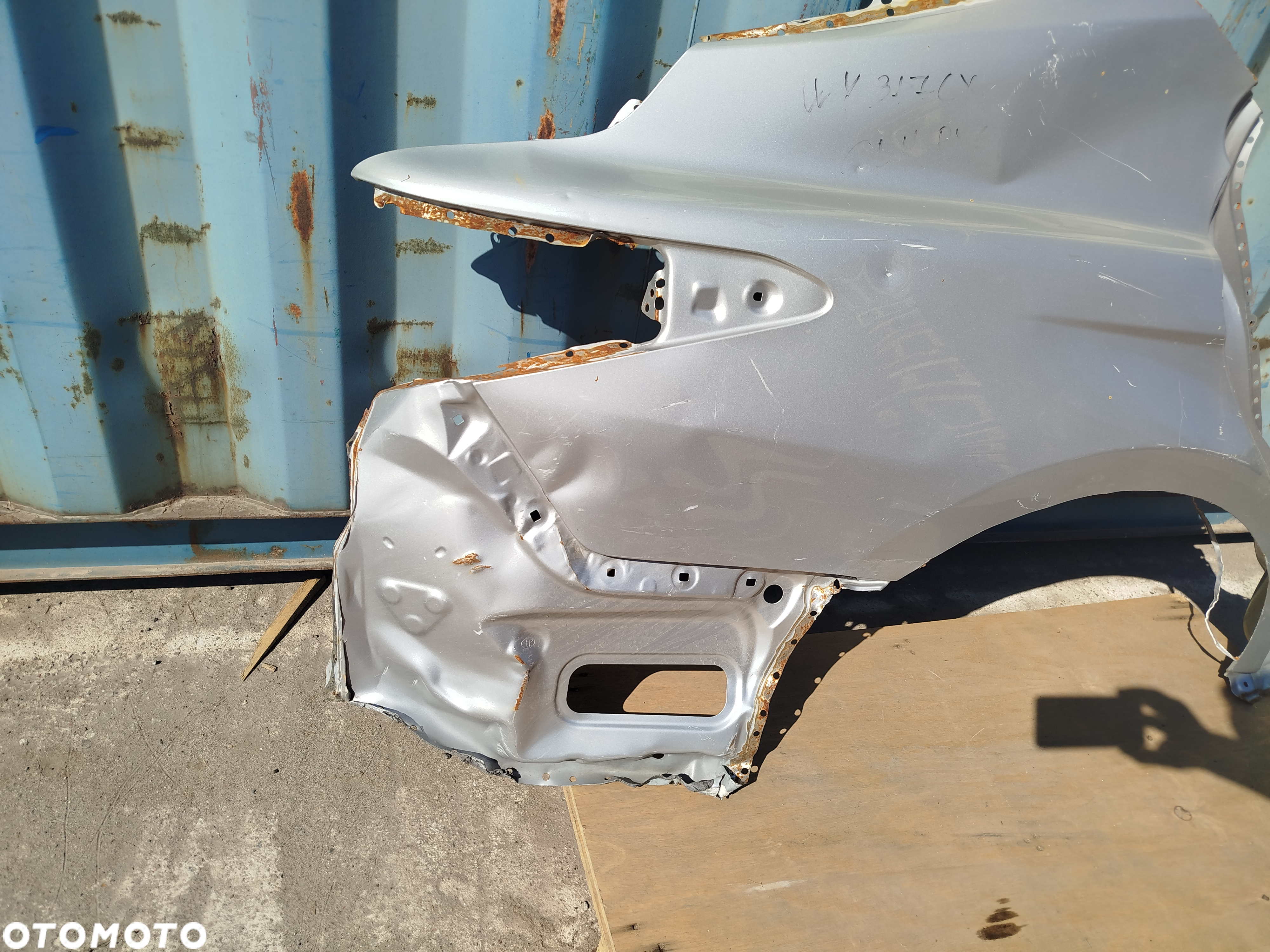 Toyota Camry VIII błotnik prawy tył poszycie Mazowieckie próg nadkole - 2