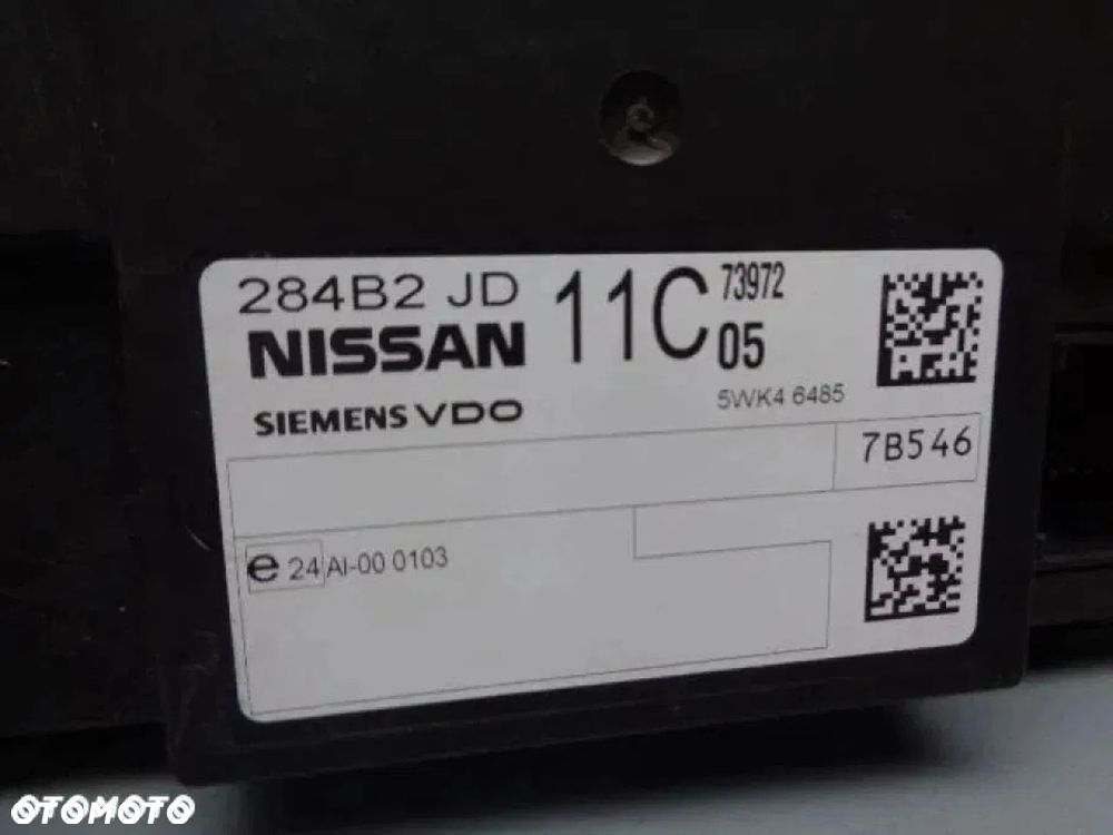 nissan x-trail t31 moduł komfortu 284b2jd11c - 2
