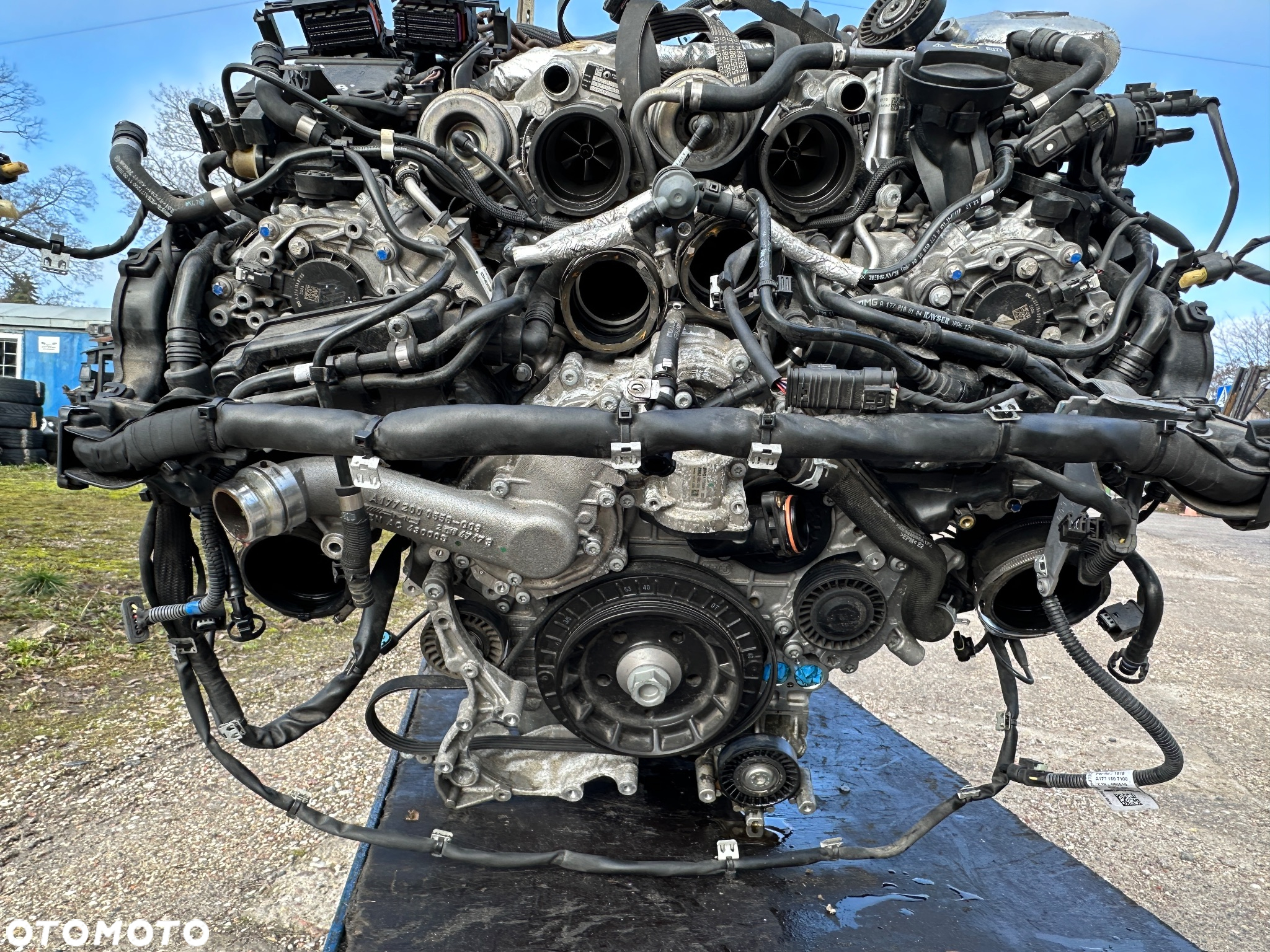 mercedes silnik 63 AMG m177 s63 e63 s222 gt x290 e213 g63 c63 engine - 2