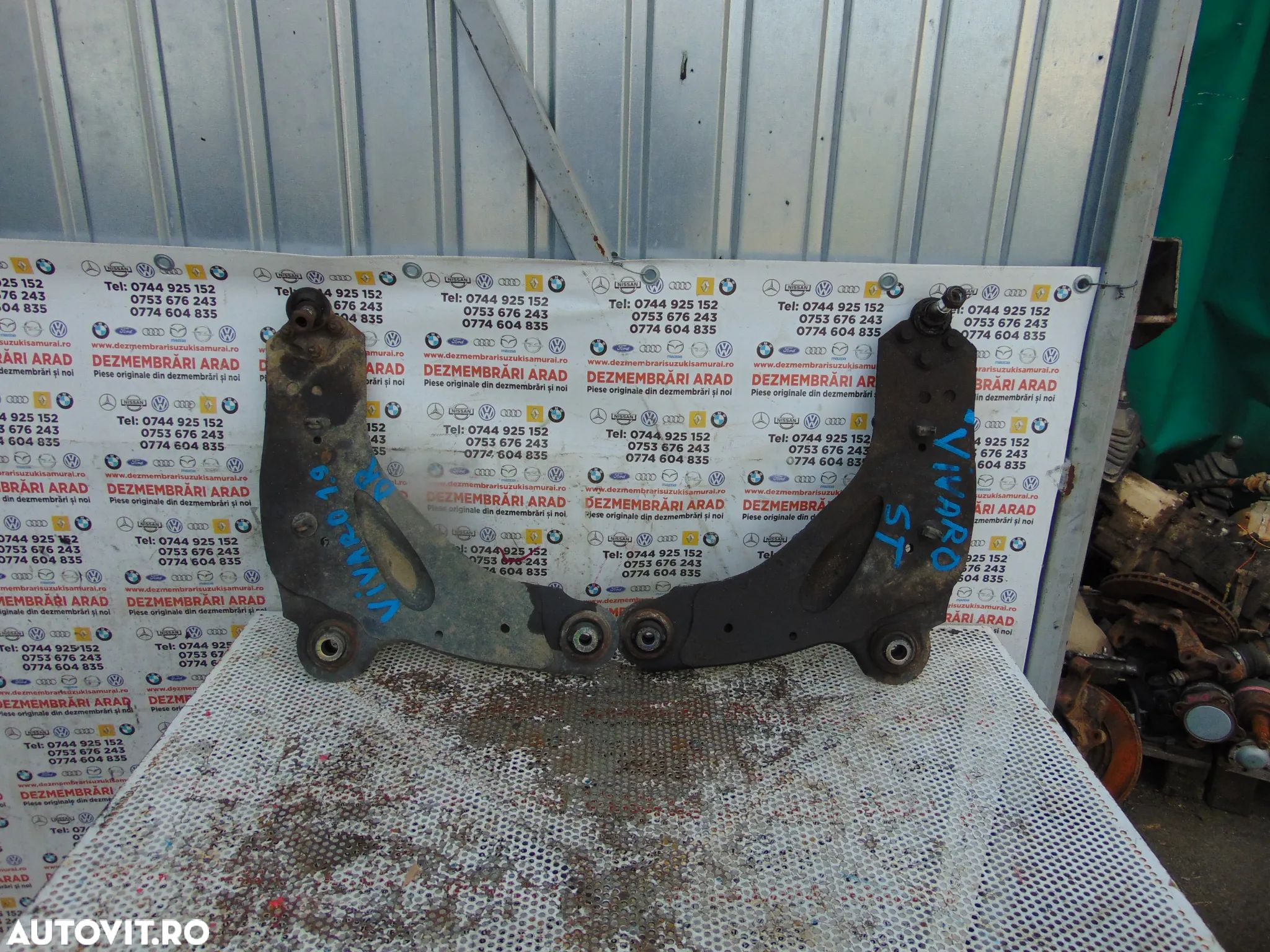 Bascula fata Opel Vivaro 2001-2014 bascule fata stanga dreapta renault Trafic nissan primastar brat fata brate - 1