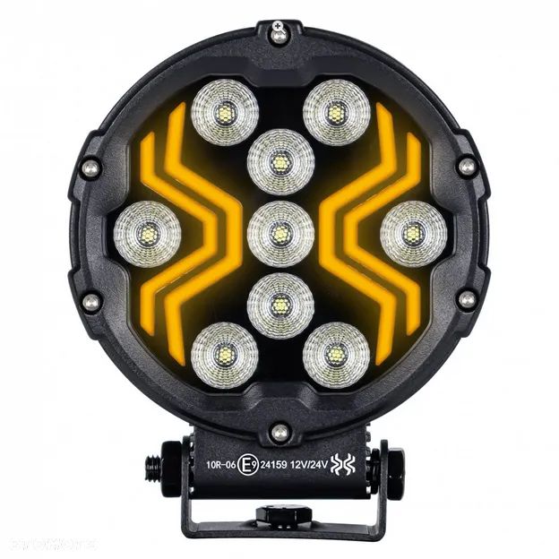 Lampa robocza X-SPIDER 9 LED okrągła halogen LED 12/24V moc 18W IP67 - 3