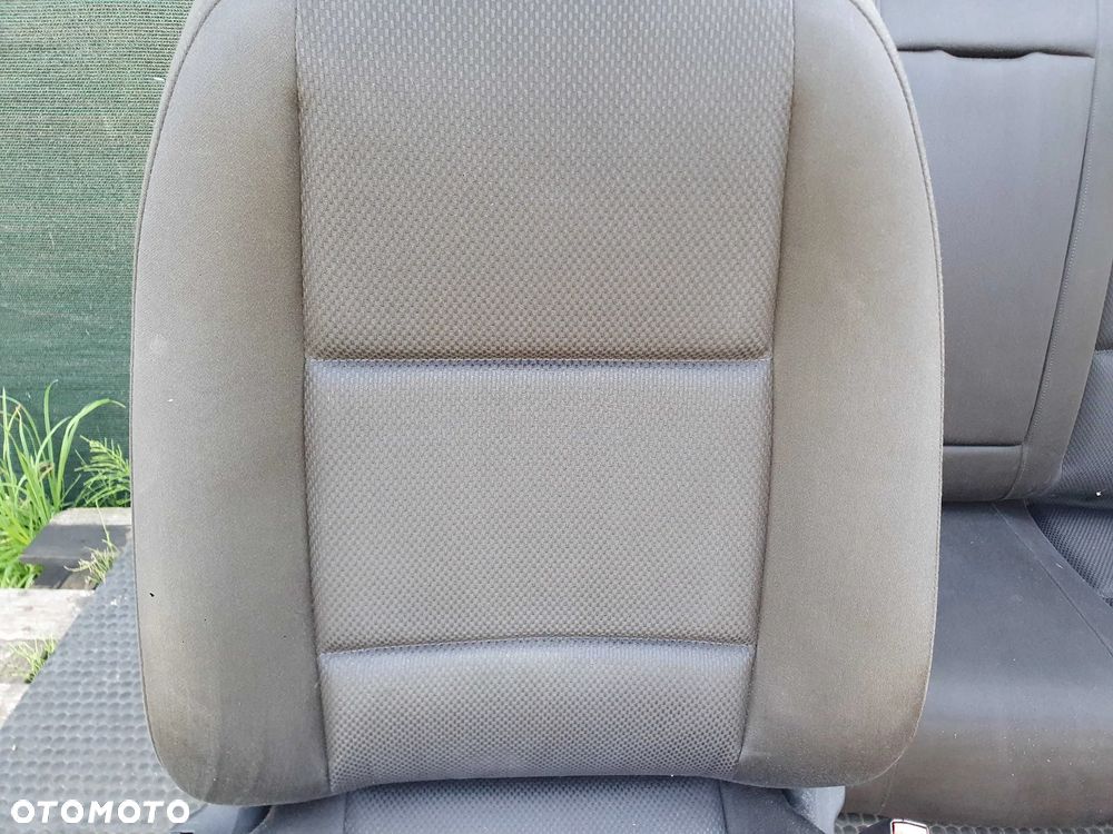 Fotele Fotel Kanapa Nieskladana Welur Czarne Soul Podlokietnik Audi A4 B6 Sedan Komplet - 20