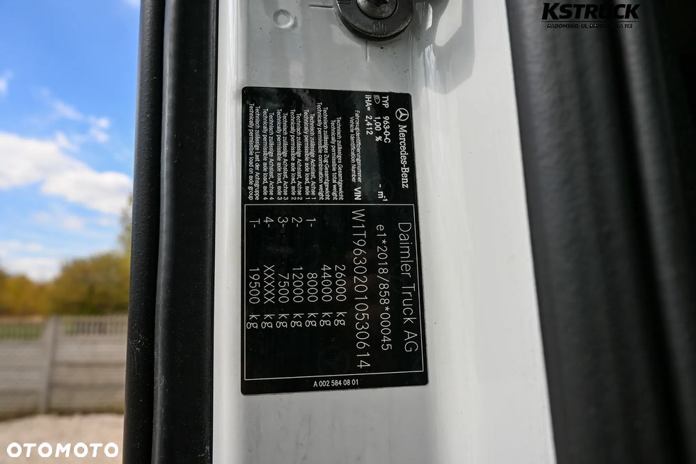 Mercedes-Benz Actros 2545 BDF 4,90 rozstaw 7,82 m - 41