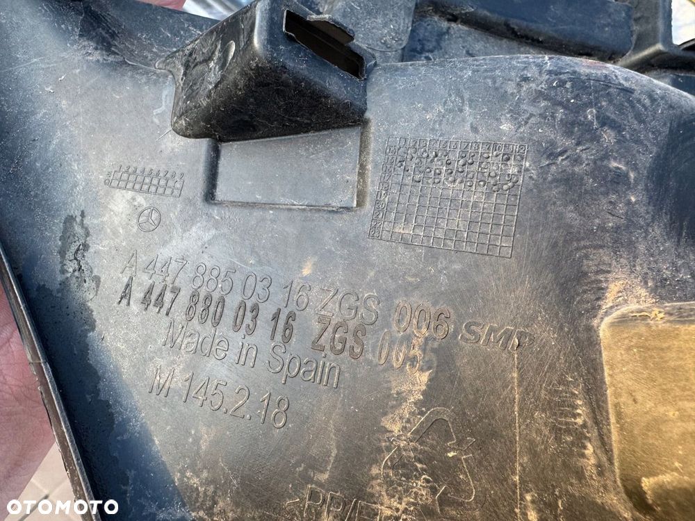 ZDERZAK ŚLIZG PRAWY MERCEDES VITO W447 447 ORYGINAŁ - 9