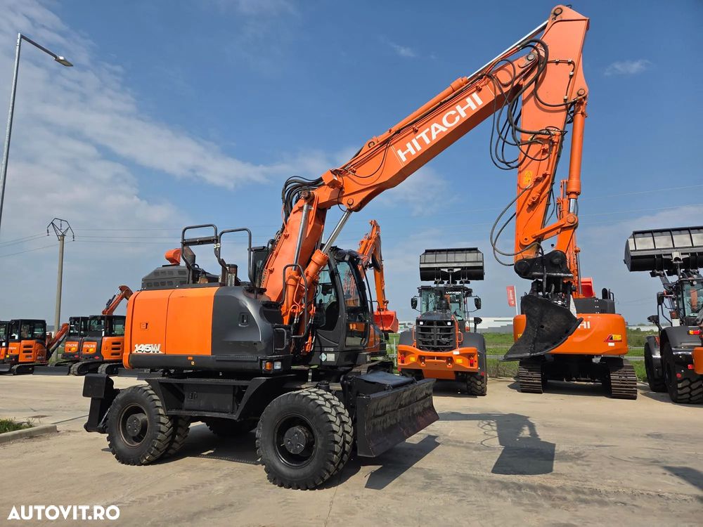 Hitachi PE ROTI 17t, ZX145W-6, 2018, 4.379h, LAMA SI CALE, 3 BRATE EXCAVARE, ad sapare 6m, latime 2,5m, inst picon+rotire, cupa EXCAVARE NOUA, cupa TALUZ INCLINABILA, Antifurt, 3 camere, consum mediu 8,6l/h, posibil leasing 3 ani, CA NOU, PROMOTIE 91.900 EUR - 5