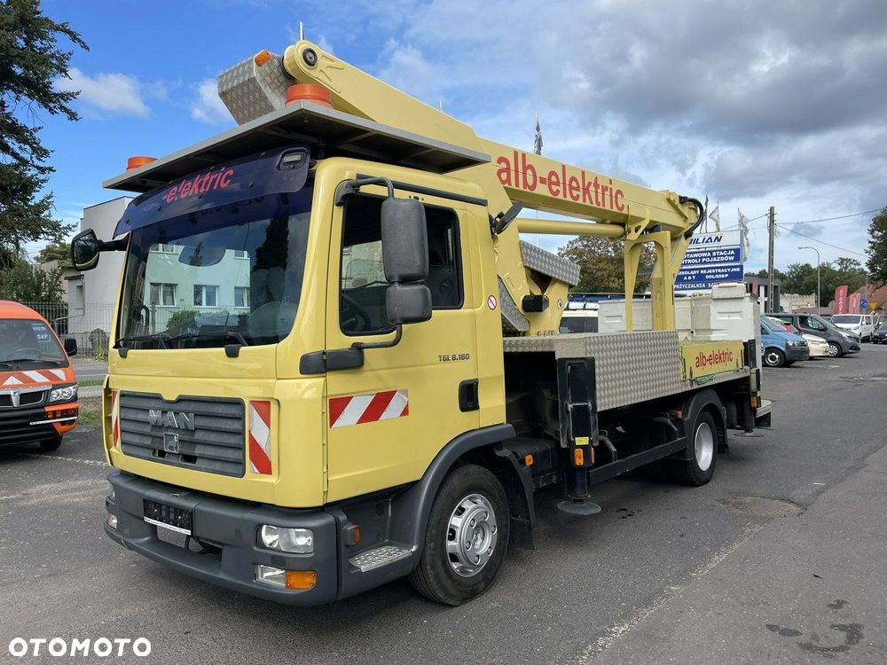MAN Man TGL 8.180 Podnośnik koszowy 27m RUTHMANN T270 Zwyżka 2008 - 10