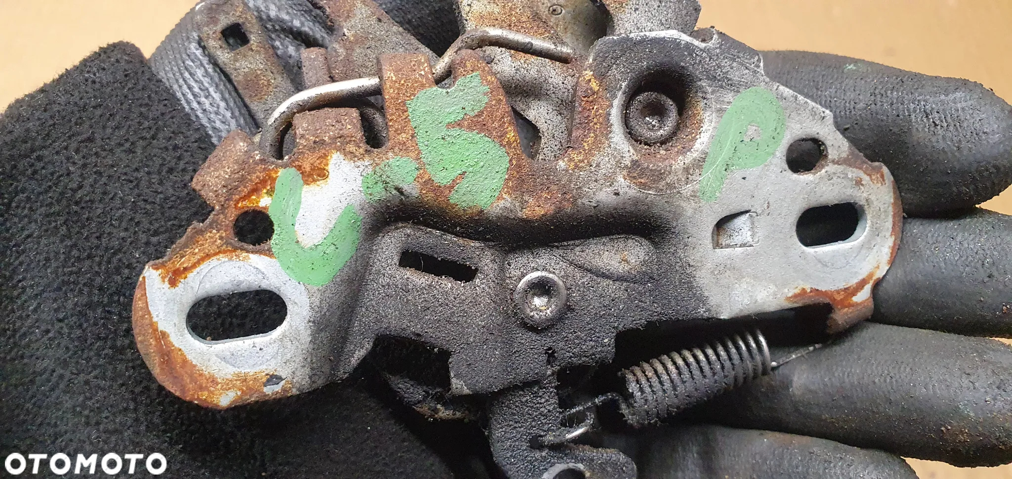 Zamek rygiel maski przód Citroen C5 III 9646344780 - 5