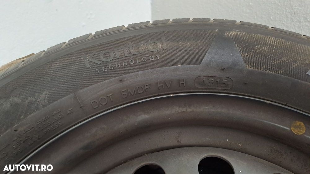 Anvelope vara 185 65 r15 + jante Kia - 5