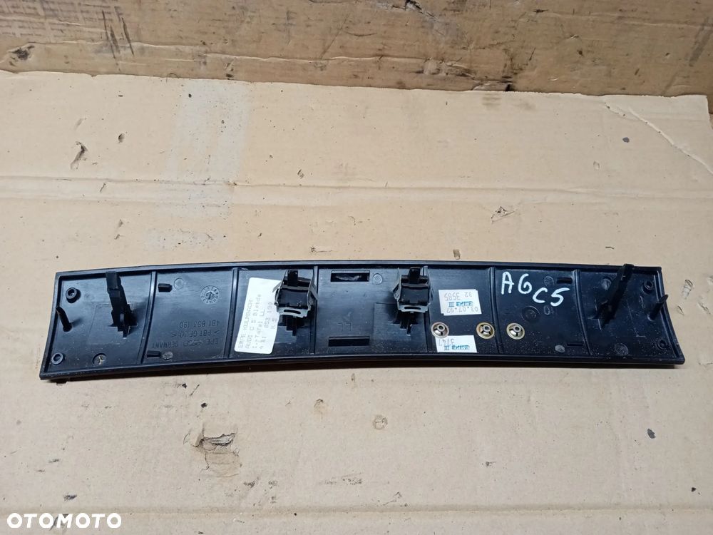 Listwa osłona dekor konsoli drewno Quattro Audi A6 C5 4B1853190 - 5