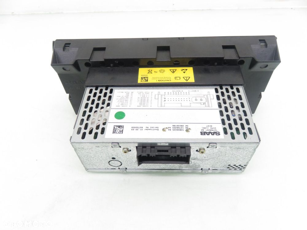 WYSWIETLACZ RADIO NAVI SAAB 9-3 II 12806025 12768225 12768221AA - 5