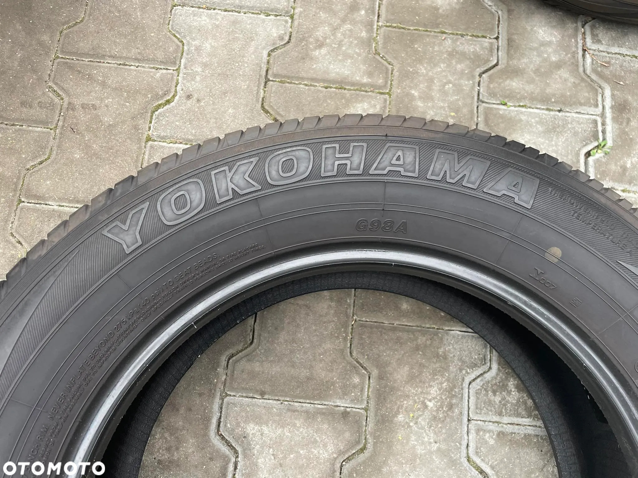 225/65R17 Yokohama Opony Lato 2szt. - Montaż - 2