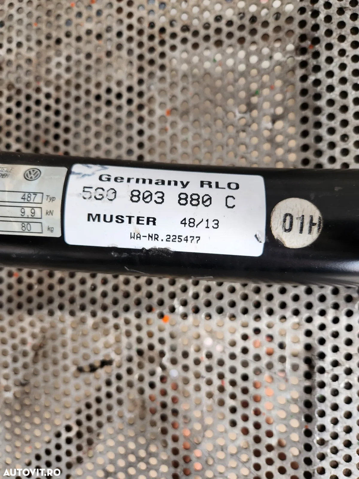 Carlig Cui Remorcare Tractare Electric Vw Golf 7 VII Hatcback  Original Cod 5GC - Dezmembrari Arad - 11