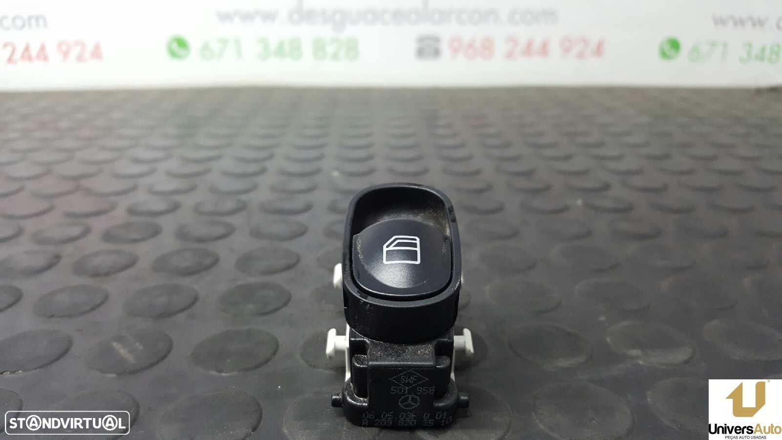 COMANDO DO ELEVADOR TRASEIRO ESQUERDO MERCEDES CLASE CLK (W209) COUPE 200 COMPRE... - 1