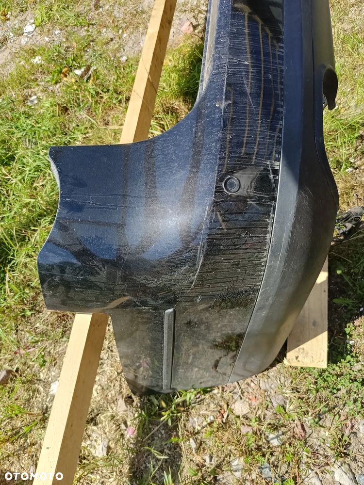 VW PASSAT B6 KOMBI ZDERZAK TYŁ TYLNY CZARNY LC9Z Z CZUJNIKAMI COFANIA PDC KOMPLETNY - 2