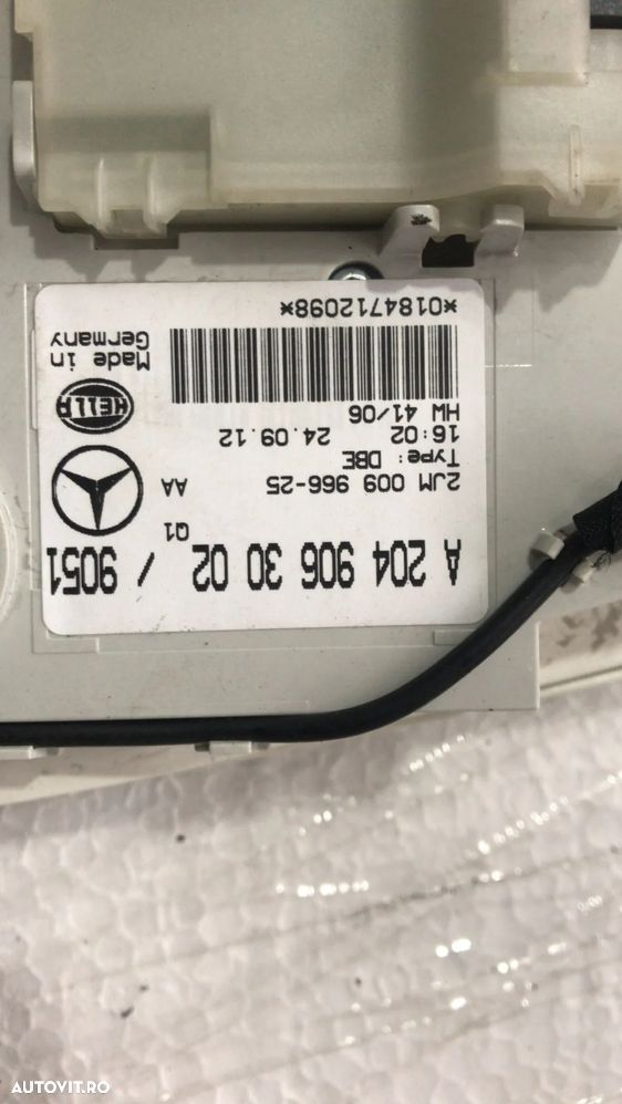 Plafoniera Mercedes C Class W204 Facelift Cod A2049063002 - 4