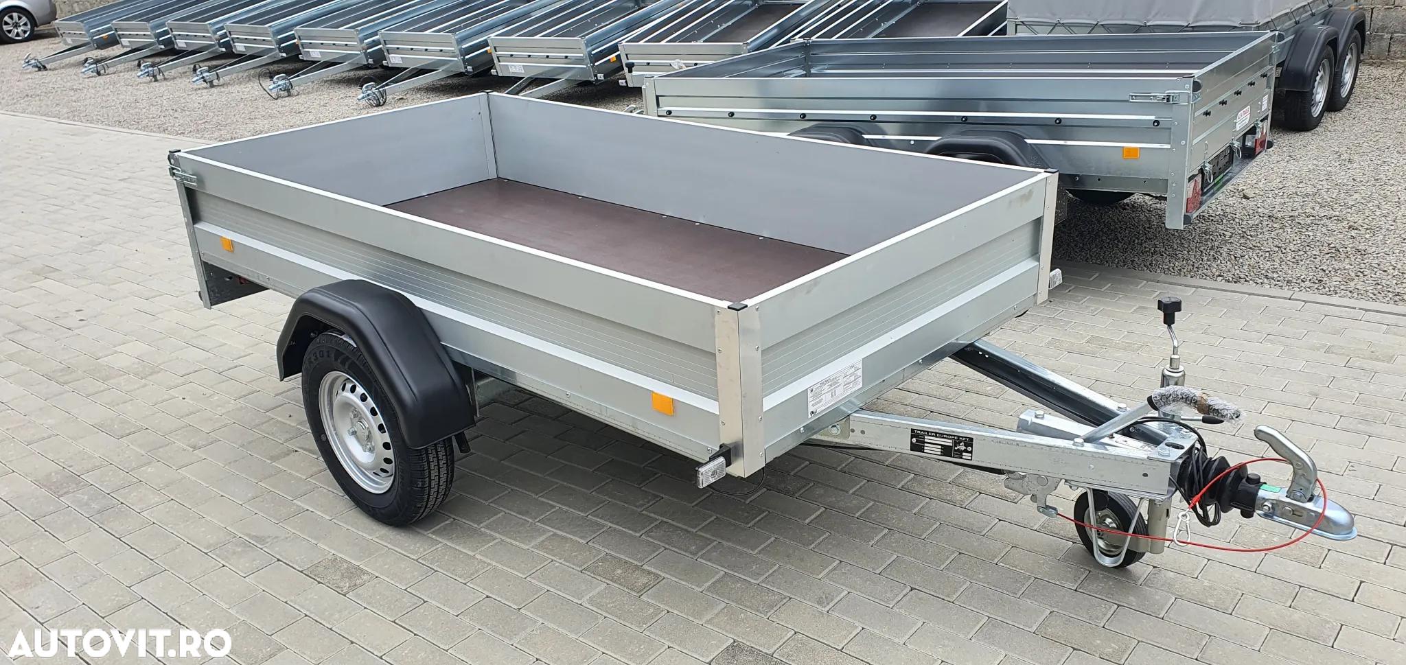 Trailer Europe ALFA -1,2 AXE ,Arc de foi,Al,750-3500kg - 3