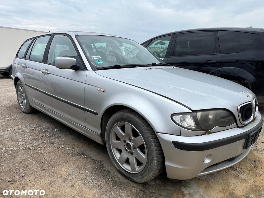 BMW E46 318i kombi (354/7 Titansilber metallic) części maska zderzak błotnik lampa klapa drzwi fotele silnik M52B20 - 3