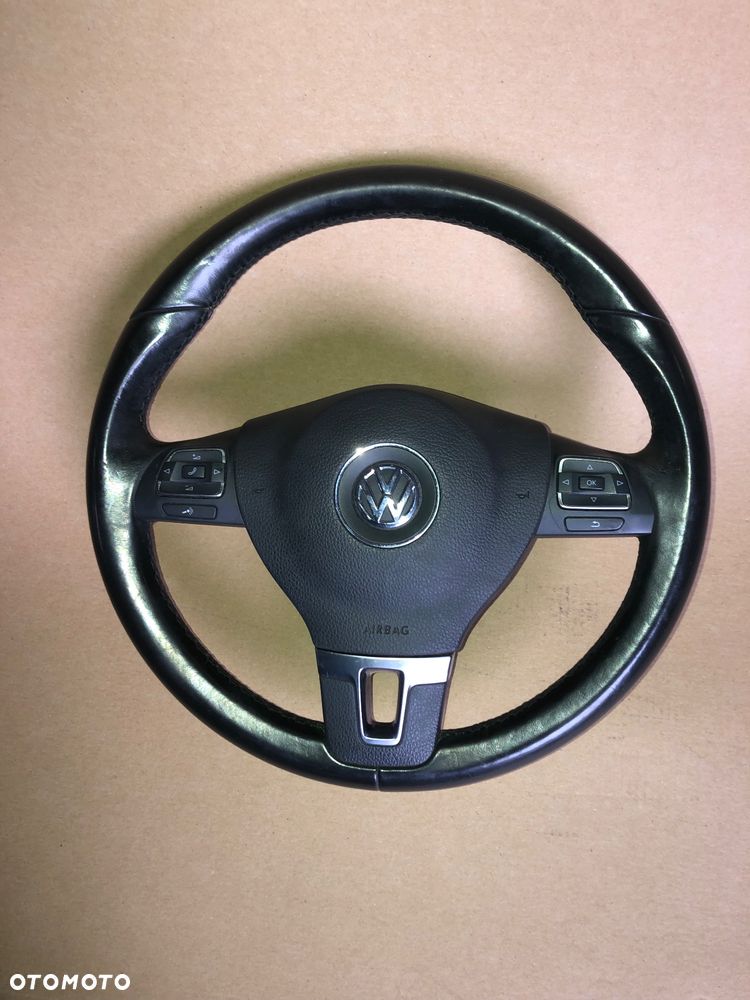 Kierownica multifunkcja skóra z poduszką VW Passat 3C8419091BC - 2