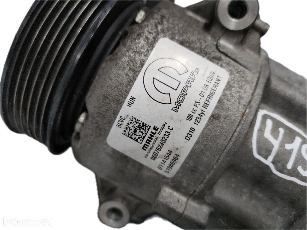 Compressor Ar Condicionado Fiat Tipo Três Volumes (356_) - 5