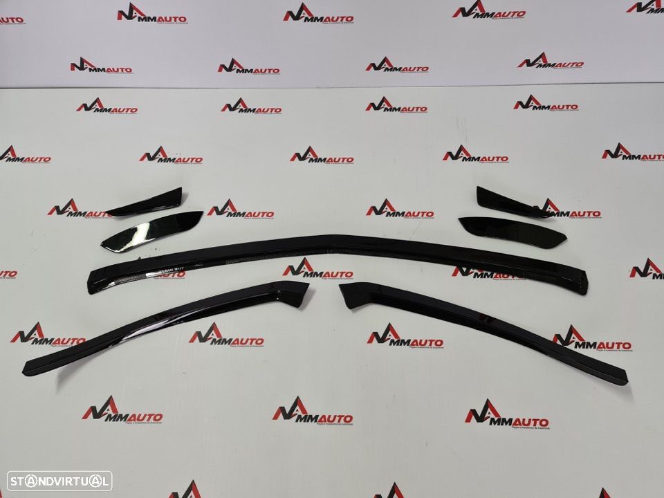 Spoiler Frontal Flaps Mercedes A W177 AMG Preto Brilho - 2
