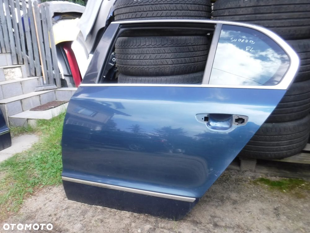 Skoda Superb II 2 LIFT FL 12-15 LW5Q F0F0 sedan liftback drzwi tyl lewe prawe HB szyba - 18