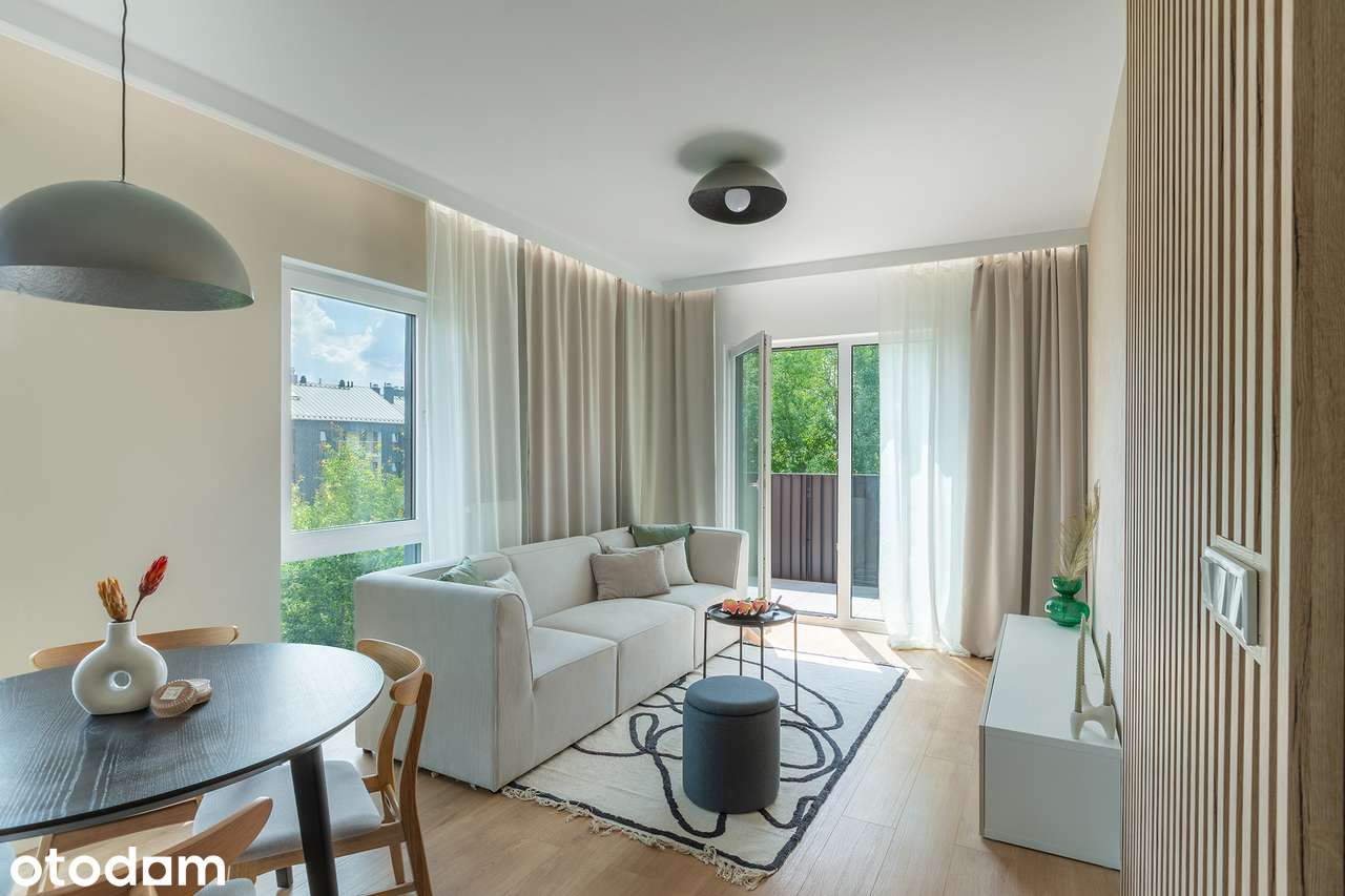 ŚWIETNY APARTAMENT z 2 BALKONAMI w cichej okolicy z 2 miejscami postoj