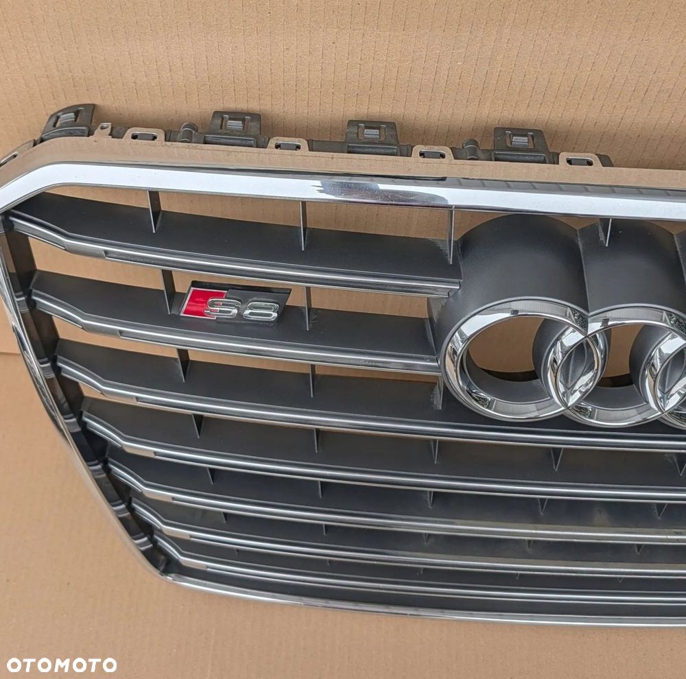 Grill ATRAPA Audi S8 D4 4H ORYGINAŁ BEZ NAPRAW - 6