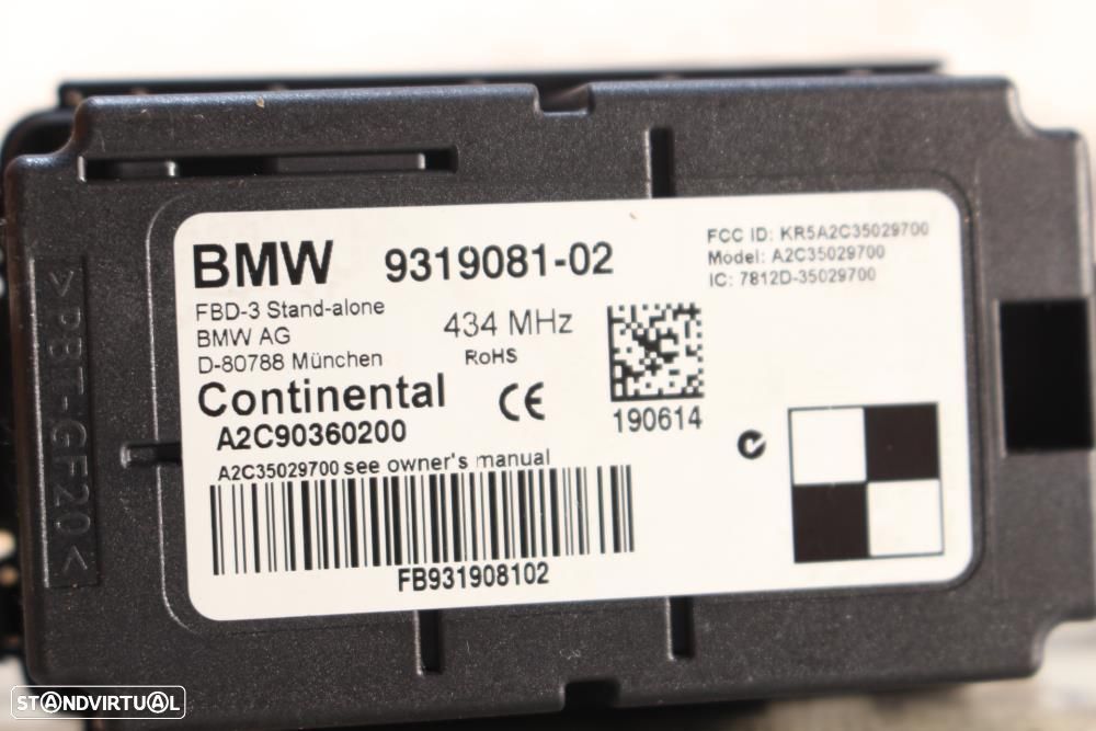Módulo Eletrónico Bmw X5 (F15, F85)  61359319081 / 9319081 / A2c903602 - 7