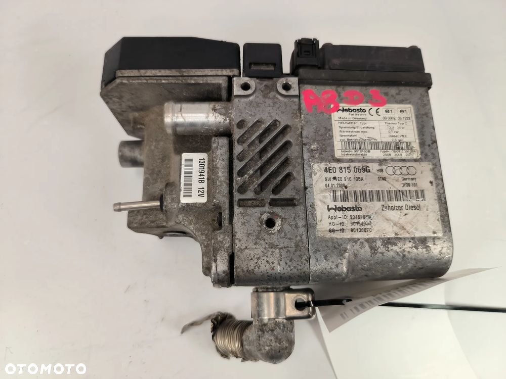Ogrzewanie postojowe Webasto  4E0815069G  AUDI A8 - 1