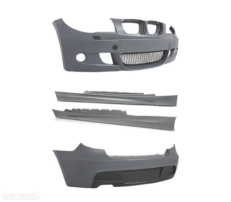 KIT CARROÇARIA BMW E81 04-11 LOOK M SEM PDC - 2