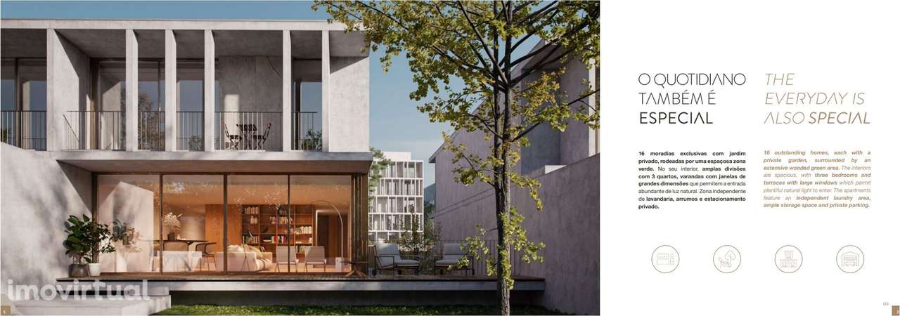 Moradia T3 no Privilege Gaia com Privacidade e Natureza em Arcozelo! - Grande imagem: 5/24