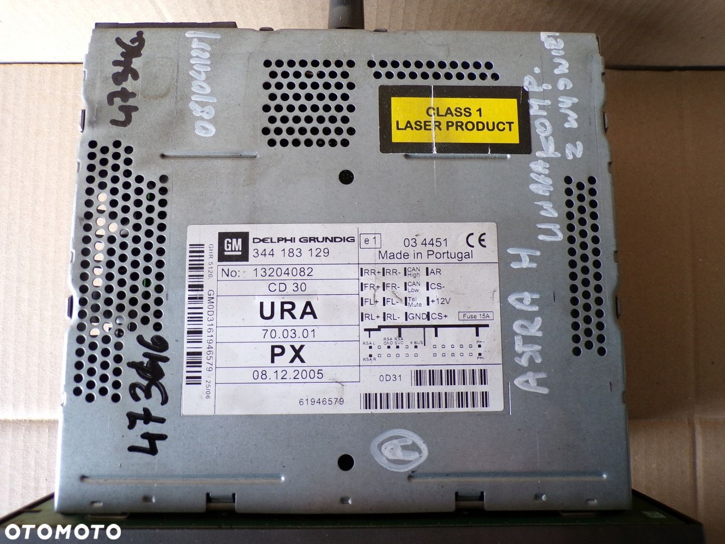 ASTRA III H RADIO WYŚWIETLACZ 344183129 - 4