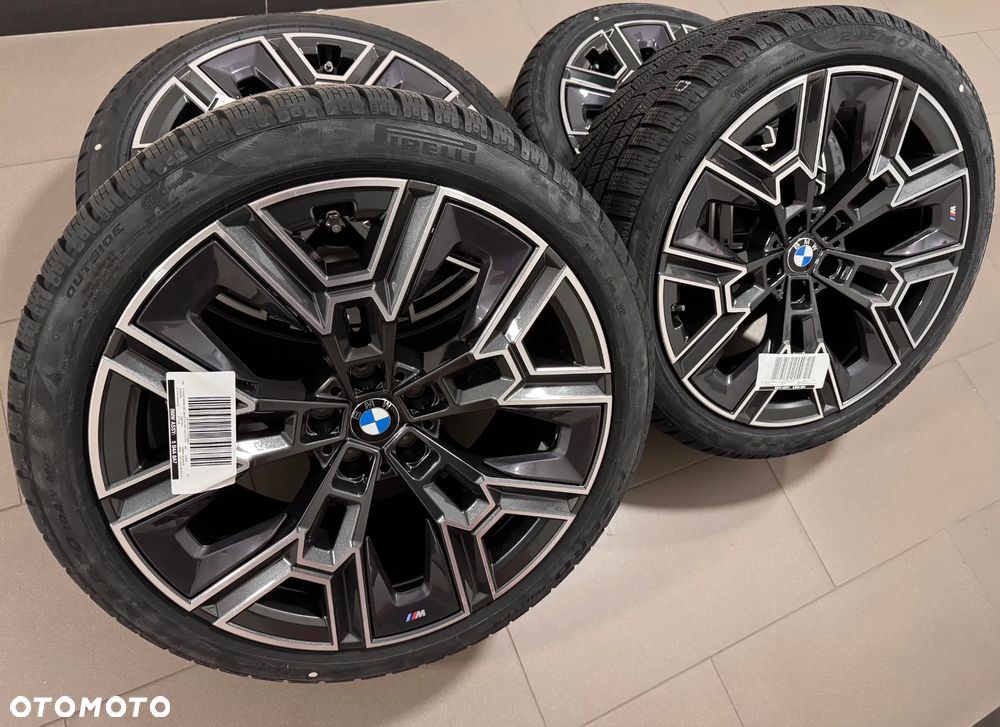 NOWE Oryginalne koła zimowe 20" BMW 939M 5 i5 G60 G61 245/40R20 275/35R20 - 16