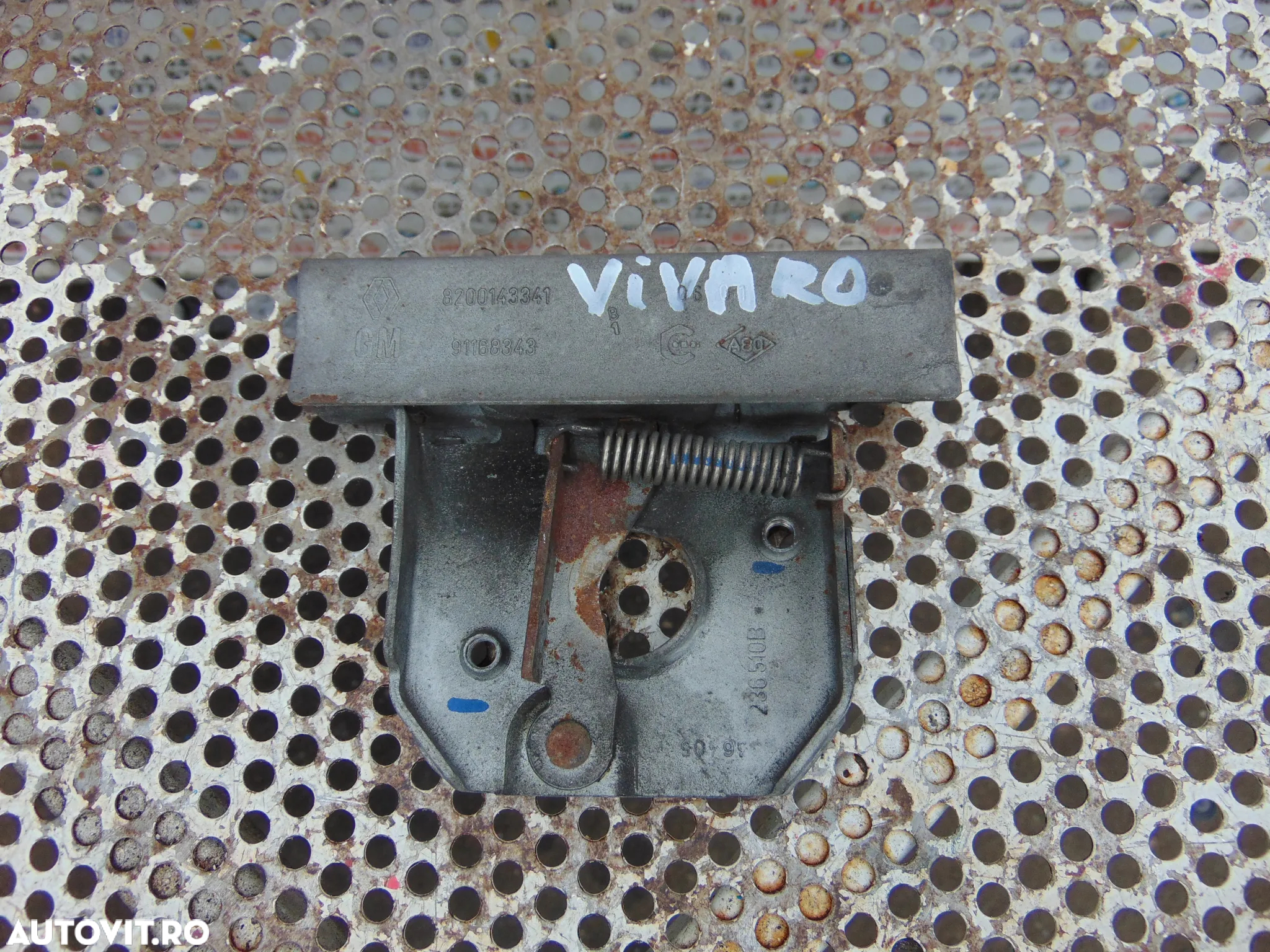 Broasca capota Opel Vivaro 2002-2014 Renault Trafic incuietoare capota cod 8200143341 - 2