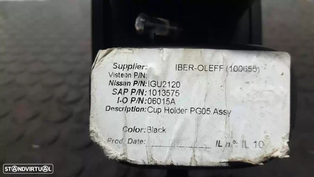 PORTAVASOS NISSAN NP300 NAVARA 2005 -IGU2120 - 1