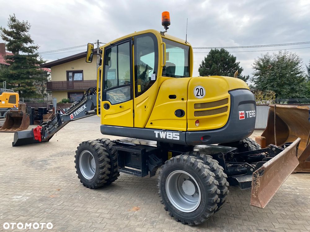 Terex TW85, GŁOWICA POWERTILT, 2 ŁYŻKI, RAMIĘ 3X ŁAMANE, KRÓTKI TYŁ, Z NIEMIEC, SUPER STAN, - 23