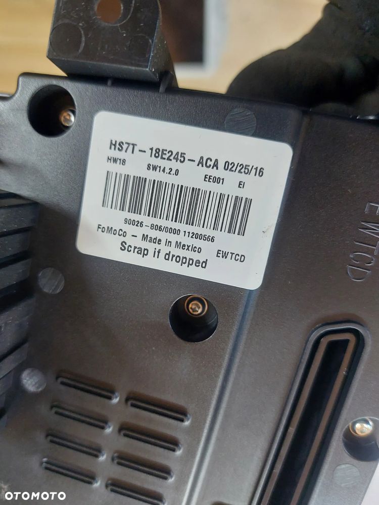Radio ekran wyświetlacz ramka panel nawigacja SYNC komplet Ford Mondeo MK5 V Fusion 14-22 kolor ND kompletna Łuków części - 5