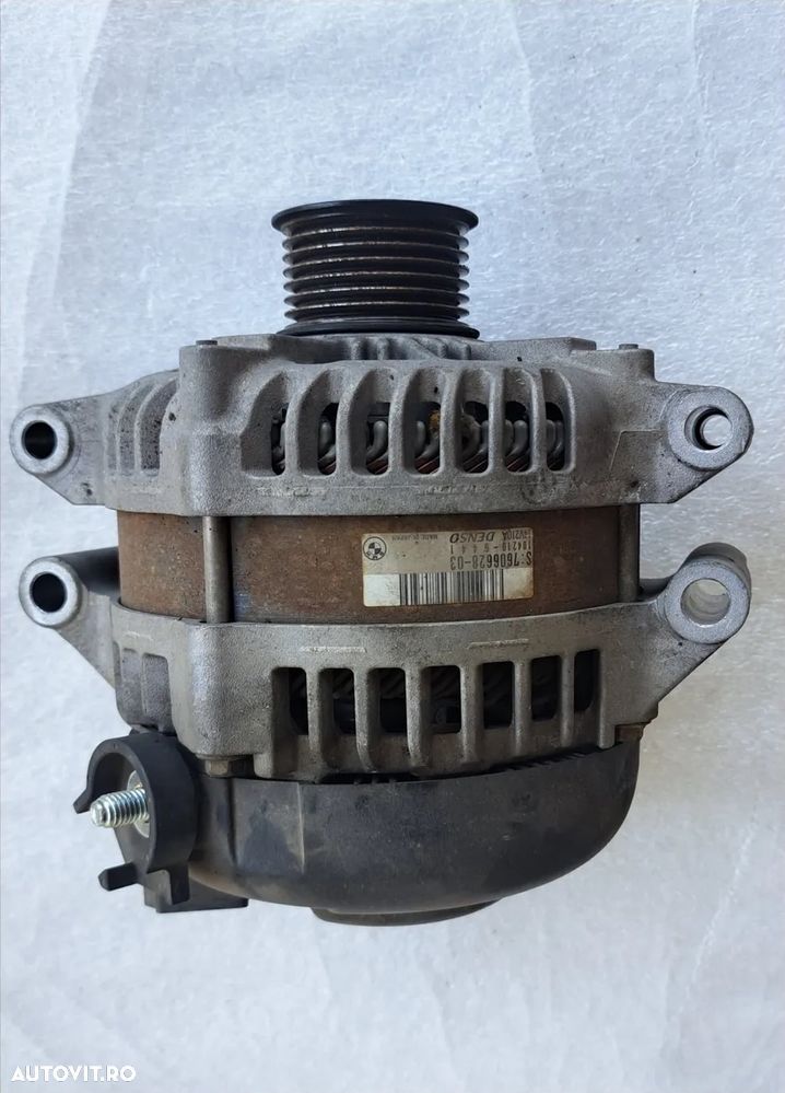 Alternator generator dinam Denso 14V 210A bmw M5 M6 F07+LCI F10+LCI F11 LCI F06+LCI F12+LCI F13+LCI F01 LCI F02 LCI F15 F85 F16 F86 - 2