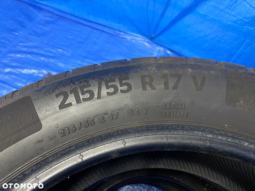 OPONA 17 OPONY LETNIE LATO KOMPLET OPON 4SZT CONTINENTAL ECO CONTACT 6 215/55R17 94V  2021 - 7
